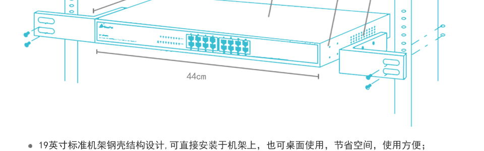 sp-s6016 16口百兆交換機(jī)內(nèi)置高性能開(kāi)關(guān)電源，支持AC 100-240V 50/60Hz輸入，使得運(yùn)輸提攜更加方便；采用全封閉式設(shè)計(jì)，端口采用金屬封閉，防止外物進(jìn)入，使交換機(jī)更加安全。